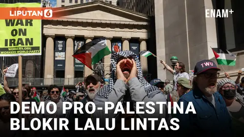 VIDEO: Demonstran Pro-Palestina Blokir Lalu Lintas Menuju Bandara Chicago