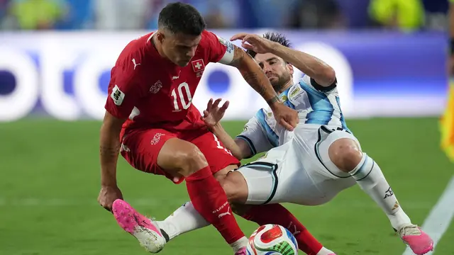 Argentina Taklukkan Swiss Lewat Extra Time