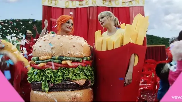 Sempat Berseteru, Begini Akrabnya Katy Perry dan Taylor Swift di Video Clip Terbaru