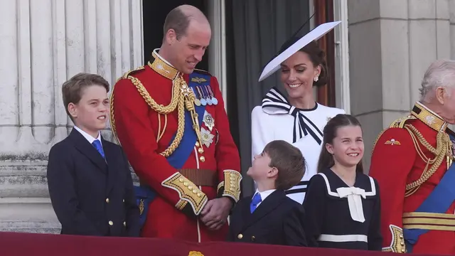 6 Potret Kate Middleton Tampil Segar dan Sehat di Trooping the Colour 2024