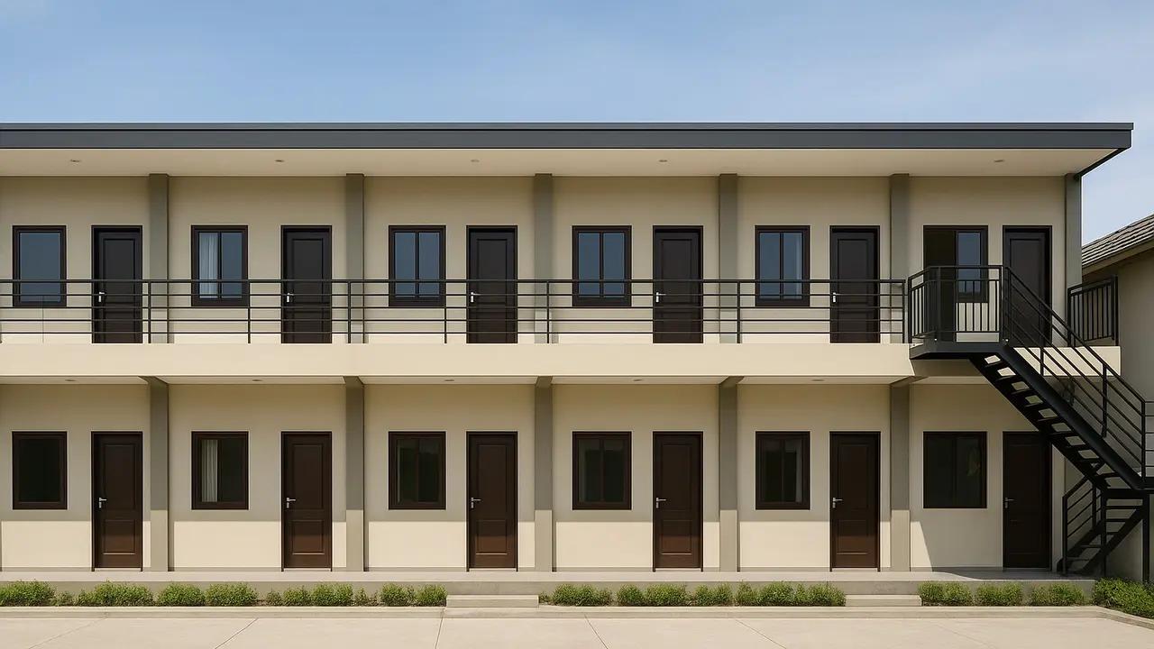 Inspirasi Model Rumah Kos 10 kamar yang Indah Meski Sederhana/via AI