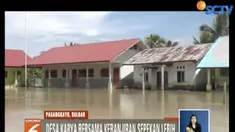 Orang dewasa tak bisa bekerja, akibatnya sejumlah kantor pelayanan publik seperti Puskesmas dan Kantor Desa tutup.