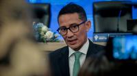 Menteri Pariwisata dan Ekonomi Kreatif (Menparekraf) Republik Indonesia, Sandiaga Salahuddin Uno mewakili Presiden Republik Indonesia, Joko Widodo (Jokowi) menghadiri makan siang bersama para delegasi KTT AIS Forum 2023. (Dok KTT AIS)
