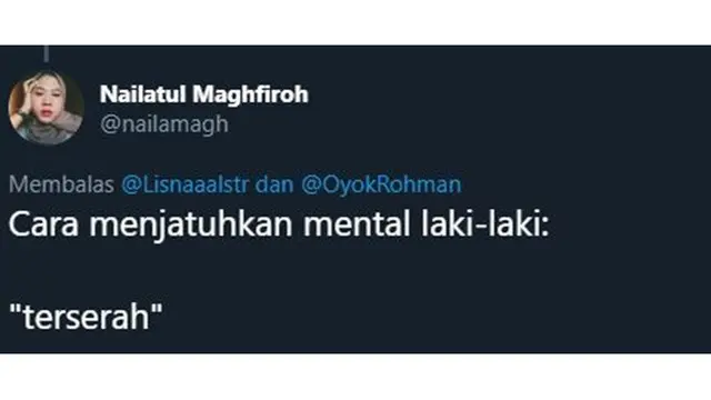Jatuhkan Mental Cowok