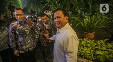 AHY-Prabowo Lakukan Pertemuan di Kertanegara