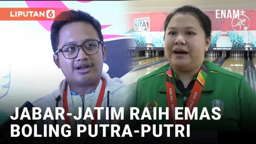 VIDEO: Perwakilan Jabar dan Jatim Sumbang Medali Emas di Cabor Boling Tunggal Putra-putri