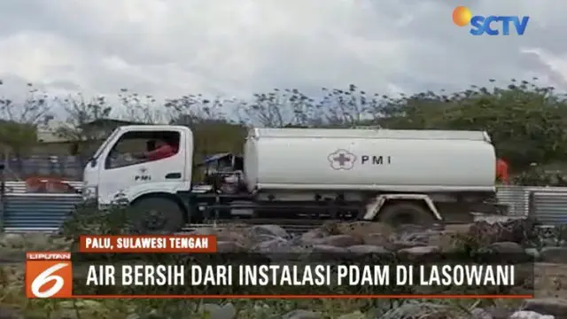 Setiap harinya kini PMI menyalurkan sekitar 100 hingga 150 ribu liter air bersih ke posko-posko pengungsian.