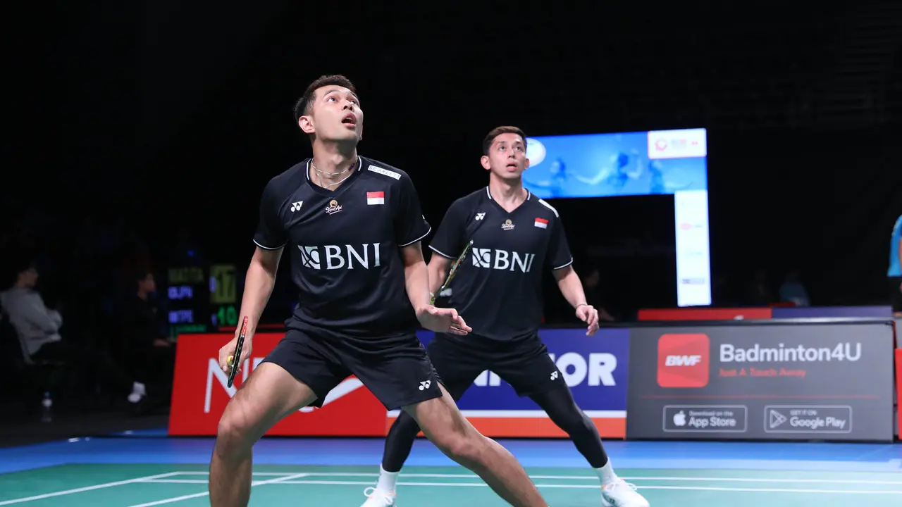 Fajar Alfian/Muhammad Rian Ardianto - Australian Open 2023 - Bulu Tangkis