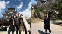 Yuki Kato di Hiroshima Castle (sumber: Instagram/yukikt)