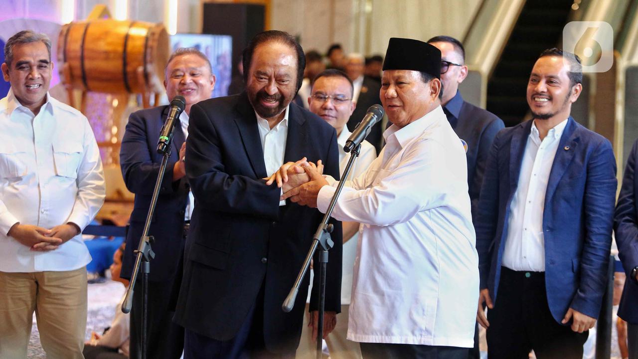 Prabowo Subianto Sambangi Markas Nasdem