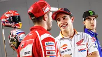 Unggul Jauh atas Dovi, Marquez Tak Mau Terlena di Valencia