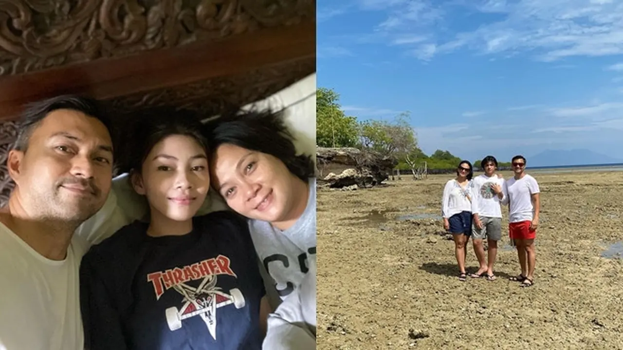6 Potret Hangat Anjasmara dan Dian Nitami Bersama Dua Anaknya, Harmonis Banget