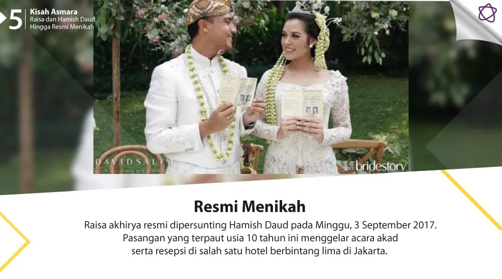 Kisah Asmara Raisa dan Hamish Daud Hingga Resmi Menikah. (Foto: Instagram/@thebridestory, Desain: Nurman Abdul Hakim/Bintang.com)