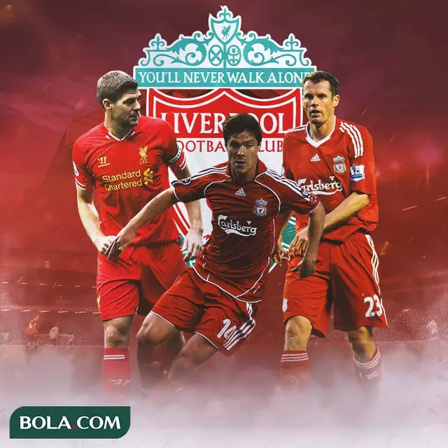 Liverpool - Steven Gerrard, Xabi Alonso, Jamie Carragher