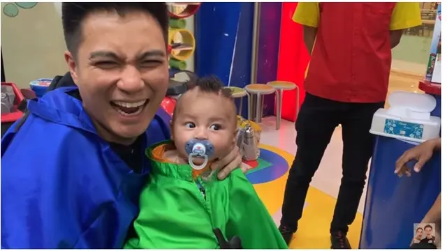 10 Potret Penampilan Baru Kiano Anak Baim Wong, Bikin Paula Syok dan Menangis