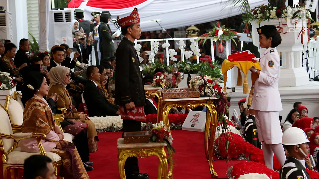 Penurunan Bendera Pusaka HUT RI ke 72