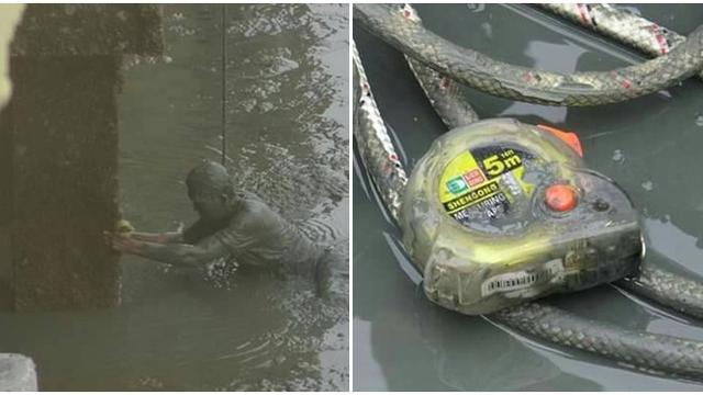 Pria Ini Rela Lompat dari Jembatan Demi Meteran, Alasannya Bikin Haru