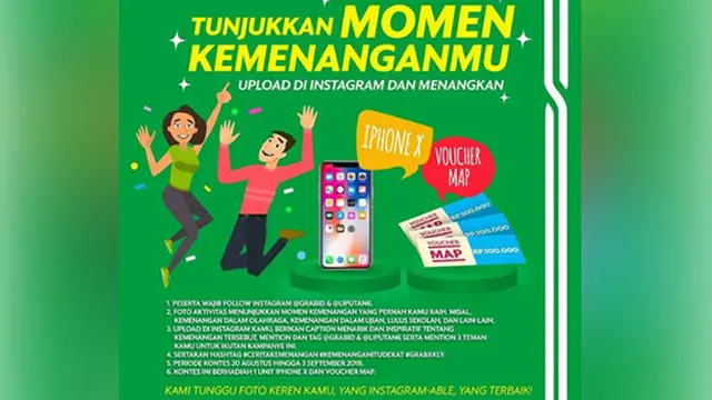 Kontes Foto GRAB Berhadiah iPhone X Buruan Ikutan!