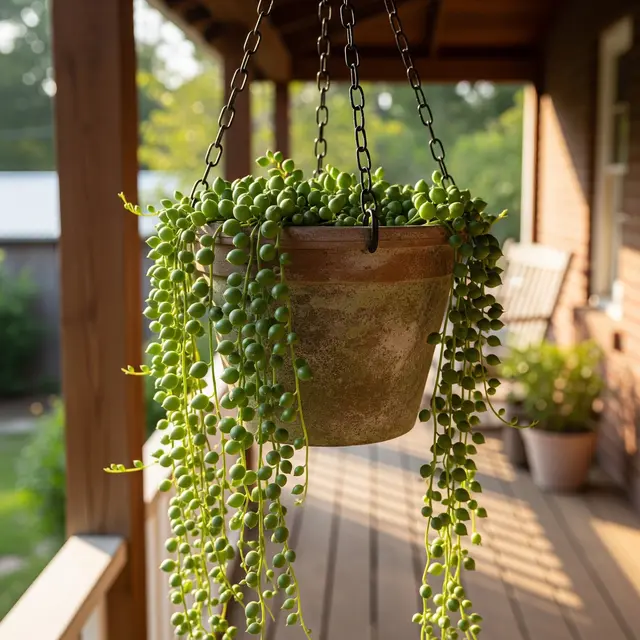 String of Pearls (Senecio rowleyanus) (Gemini AI)