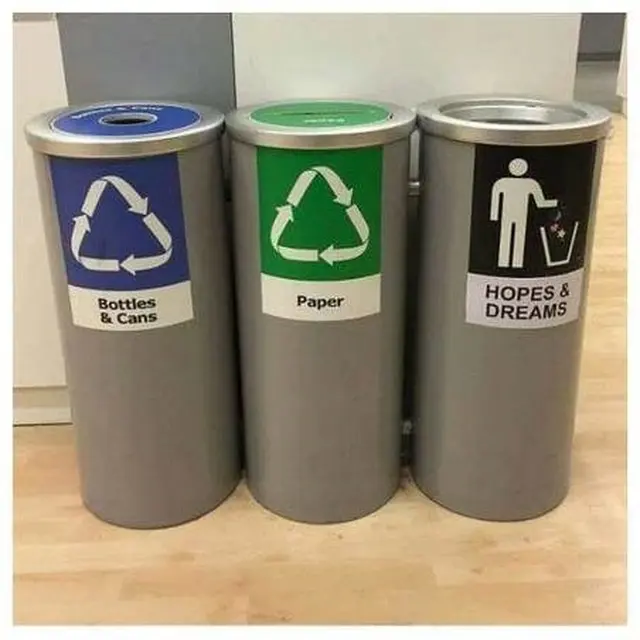 6 Potret Tulisan Lucu di Tempat Sampah Ini Bikin Senyum Tipis