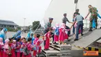 Citizen6, Jakarta Utara: KRI Banda Aceh (BAC)-593 menerima kunjungan rombongan TKIT Insan madani, yang sedang bersandar di Dermaga Kolinlamil, Jakarta Utara, Kamis (01/11). (Pengirim: Dispenkolinlamil). 