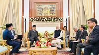Presiden Prabowo Subianto melakukan pertemuan bilateral dengan Perdana Menteri (PM) India Narendra Modi di Hyderabad House, New Delhi, Sabtu (25/1/2025). (Foto: Laily Rachev - Biro Pers Sekretariat Presiden)