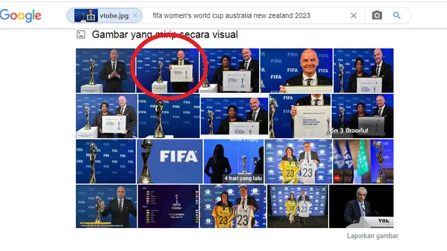 Hasil penelusuran Google Image.