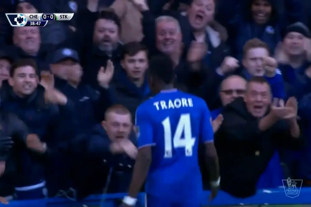 Chelsea Unggul 1-0 atas Stoke Berkat Gol Bertrand Traore 