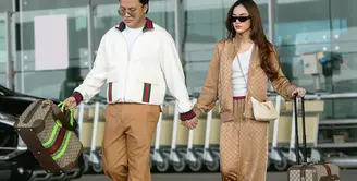 Mahalini Raharja dan Rizky Febian terlihat liburan ke Bangkok baru-baru ini dengan gaya yang fancy [@mahaliniraharja]