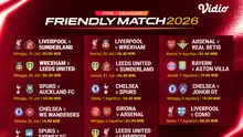 Jadwal Pre-season Friendly Match 2026 di Vidio. (doc. vidio)