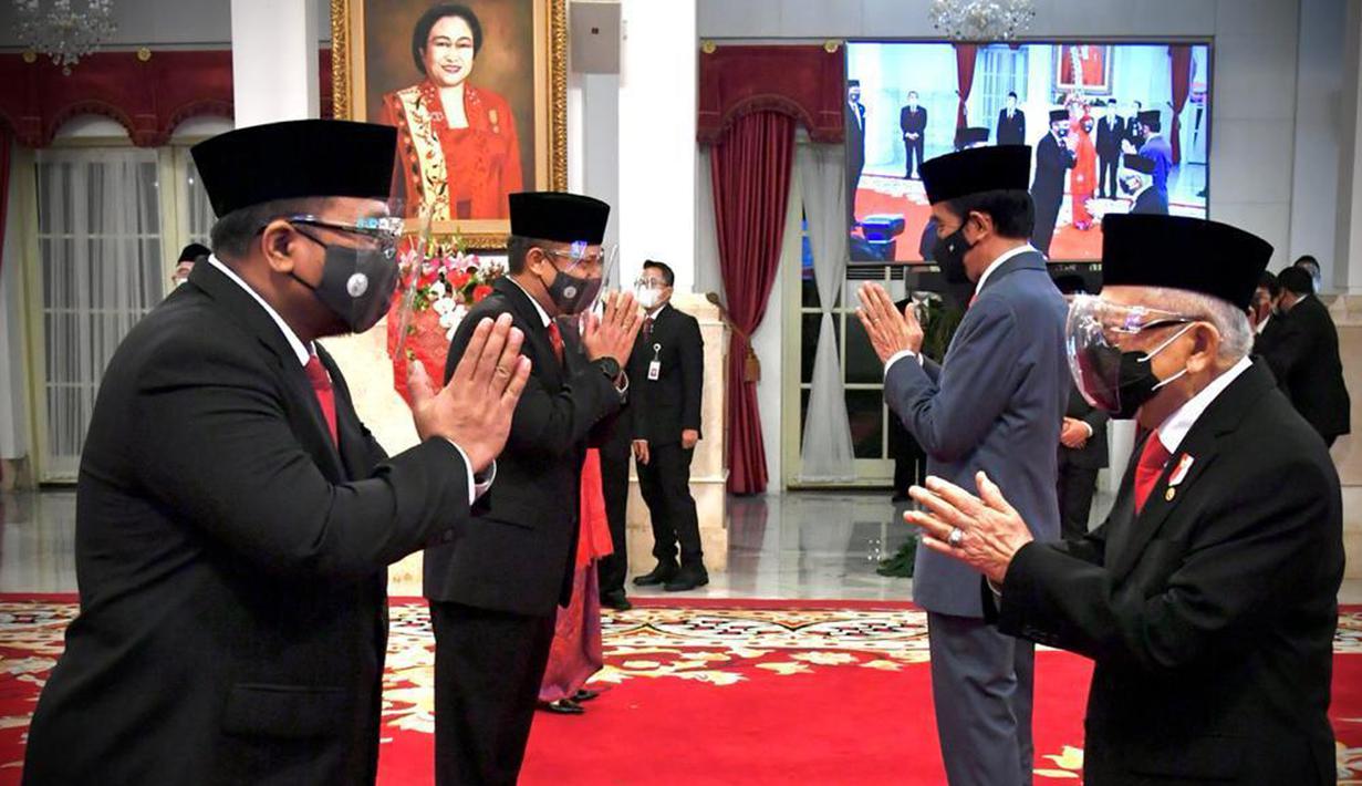FOTO Presiden Jokowi Lantik Enam Menteri Baru Kabinet 