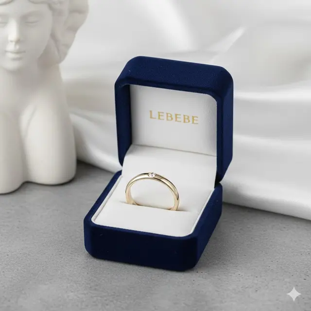 Cincin Nikah Bulat yang Elegan