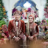 Pernikahan Chand Kelvin dan Dea Sahirah. [@thepotomoto]