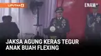 Jaksa Agung ST Burhanuddin menegur para Jaksa melakukan flexing atau pamer di media sosial, seperti TikTok, Rabu (22/10). St Burhanuddin menegaskan tidak ingin melihat lagi ada anak buah pamer harta.