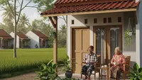 7 Model Rumah Sederhana Rp50 Jutaan Bikin Orang Tua Betah di Desa