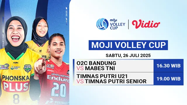 Saksikan Streaming Moji Volley Cup 2025 - Game 3 di Vidio