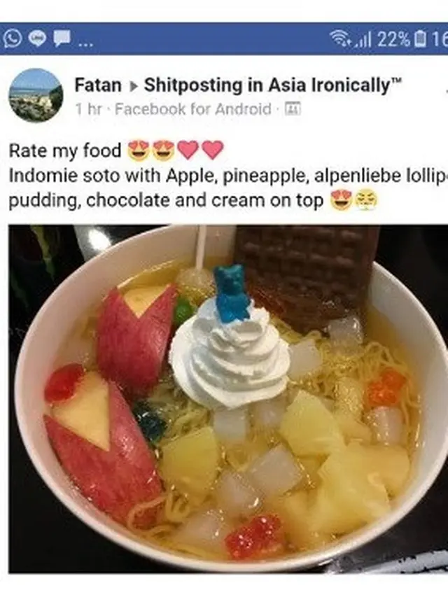 Inovasi Makanan ala Netizen Ini Nyeleneh Abis