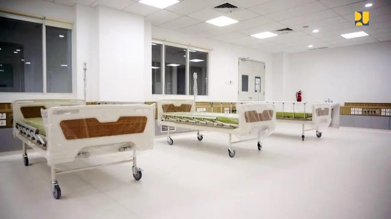 Gedung Pusat Kesehatan Ibu dan Anak (PKIA) Rumah Sakit Cipto Mangunkusumo (RSCM) Kiara menjadi ruang perawatan Covid-19. (Dok. Kementerian PUPR)