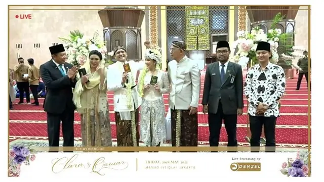 12 Momen Akad Nikah Masayu Clara dan Qausar Harta, Usung Adat Sunda