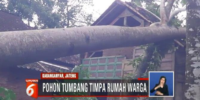 Usai Diterjang Puting Beliung, Begini Kondisi Rumah Warga di Karanganyar
