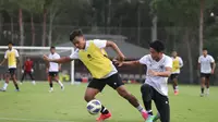 Arkhan Fikri mengaku mendapatkan menu latihan pagi sore selama pemusatan latihan Timnas Indonesia U-20 di Turki. (dok. PSSI)