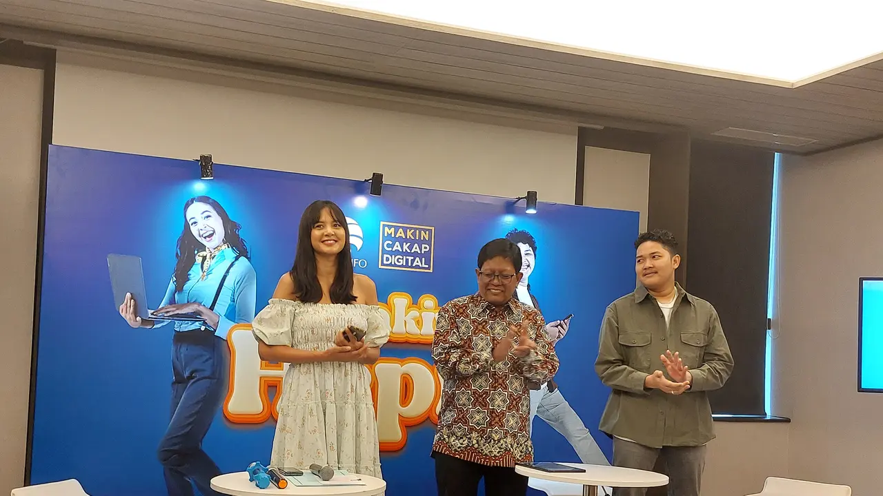 Gandeng Nopek Novian dan Aurelie Moeremans, Kominfo Luncurkan Kampanye Makin Cakap Digital 2024
