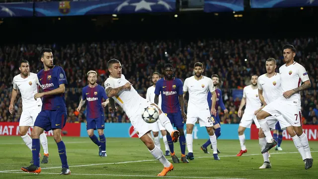 Liga Champions, Barcelona, AS Roma