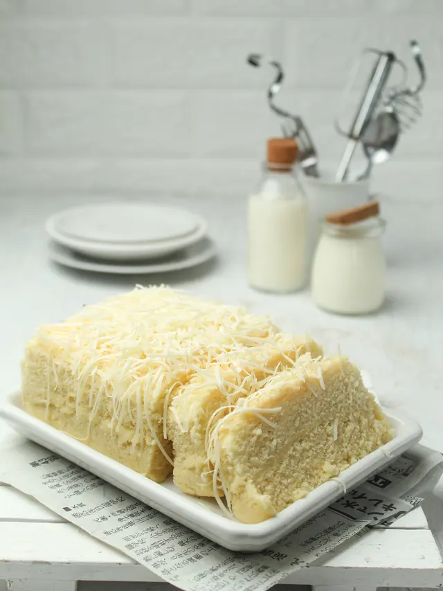 resep bolu keju kukus