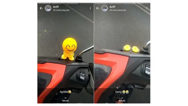 Potret Mainan Anak di Motor Ini Bikin Gagal Fokus