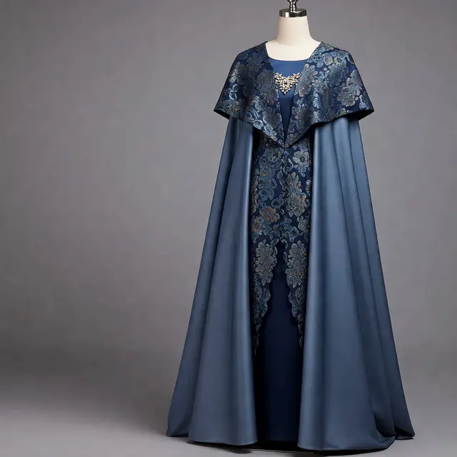 Model Gamis Brokat Kombinasi Satin