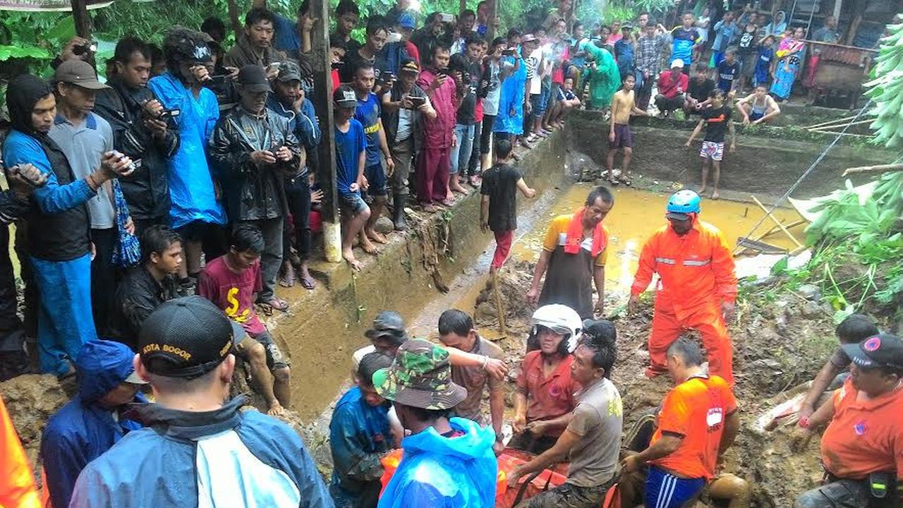 Tanah longsor di Bogor