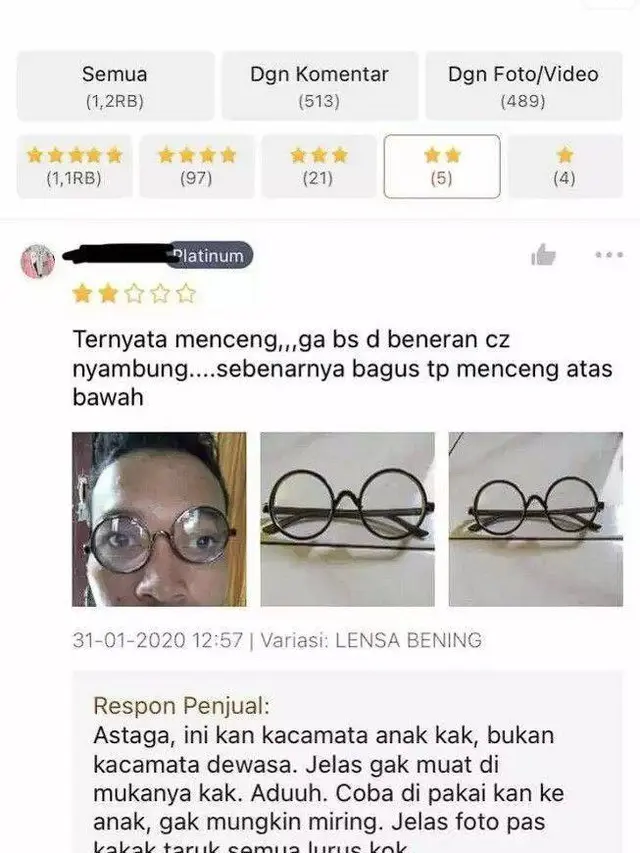 8 Potret Nyeleneh Bapak-Bapak Beri Ulasan Usai Belanja di Online Shop Ini Kocak