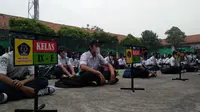 Wajah Semringah Pelajar SMPN 1 Tambun Bekasi di Hari Pertama Belajar Tatap Muka