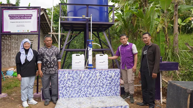 Avrist Assurance menegaskan komitmen pada prinsip Environmental, Social, and Governance (ESG) dengan mendukung agenda Sustainable Development Goals (SDGs) dengan meresmikan program Pembangunan Fasilitas Air Bersih di Kampung Cileungsir, Sukabumi.